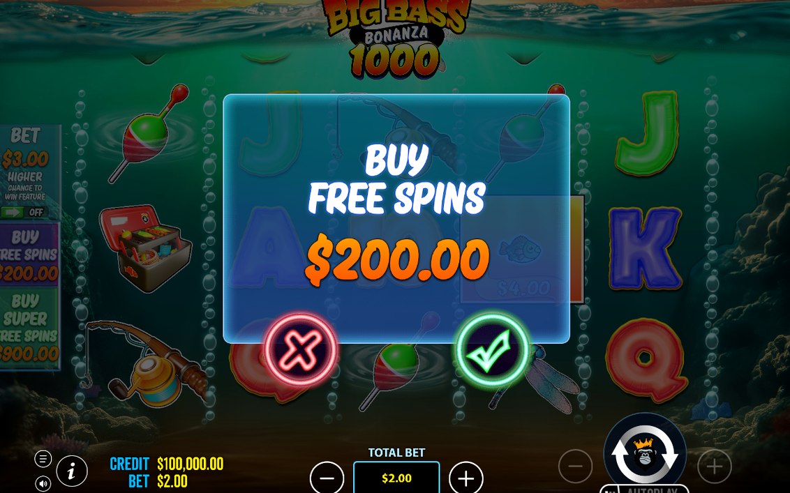Money Collect screen with fish values visible on the reels